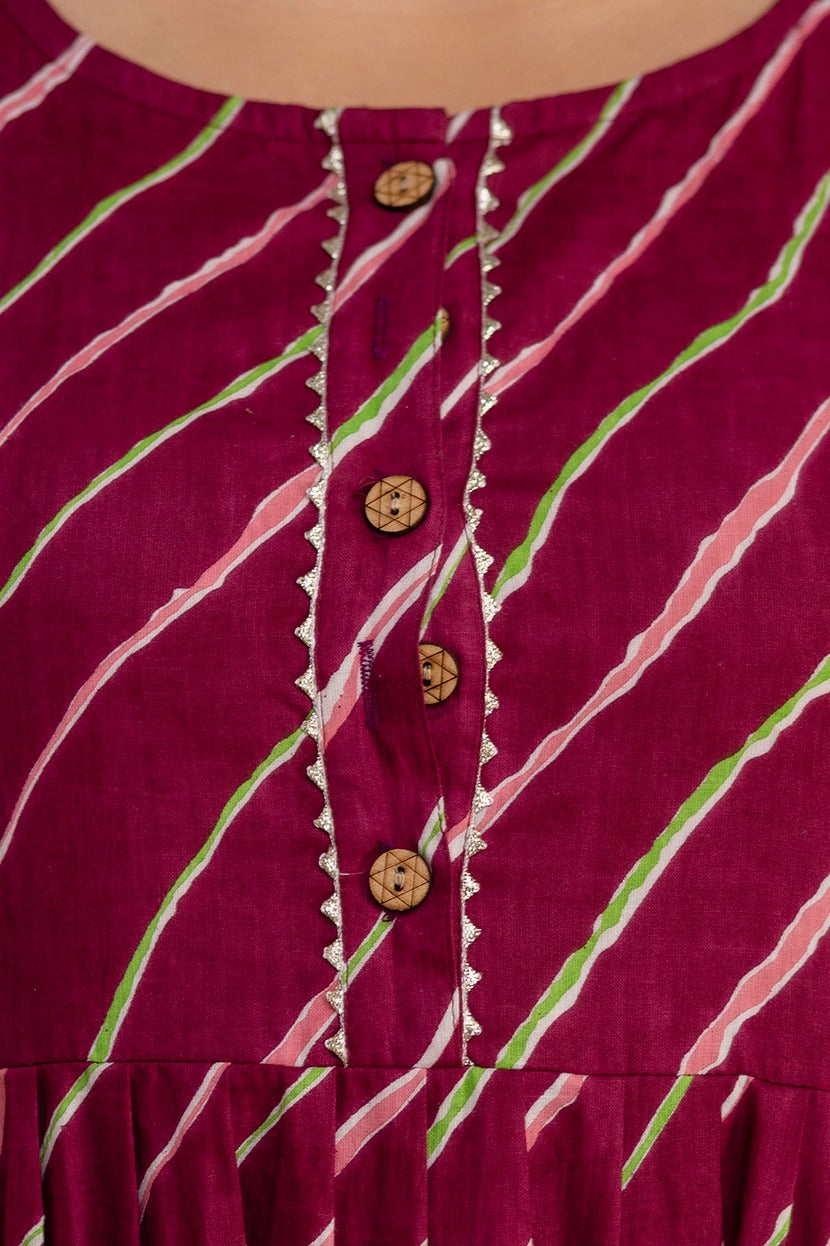 Modern Maternity Dress with Hidden Zippers for Breastfeeding | Ziyatrends Fashion I Maroon