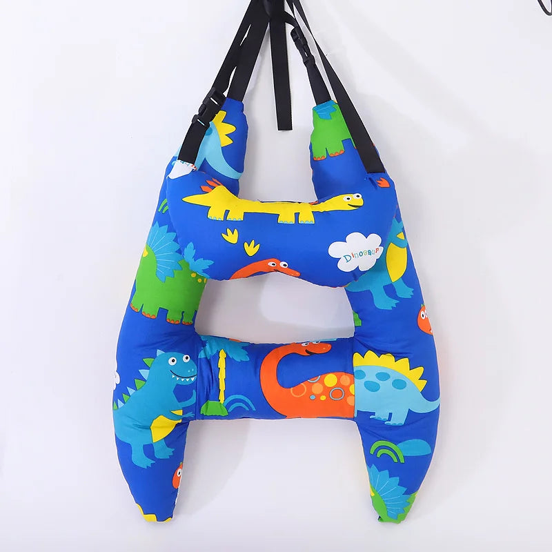 SwiftCare™Travel pillow Cute Kid and Adult Car Sleeping Neck Head Support H-Shape Travel Pillow Cushion Car Seat Safety