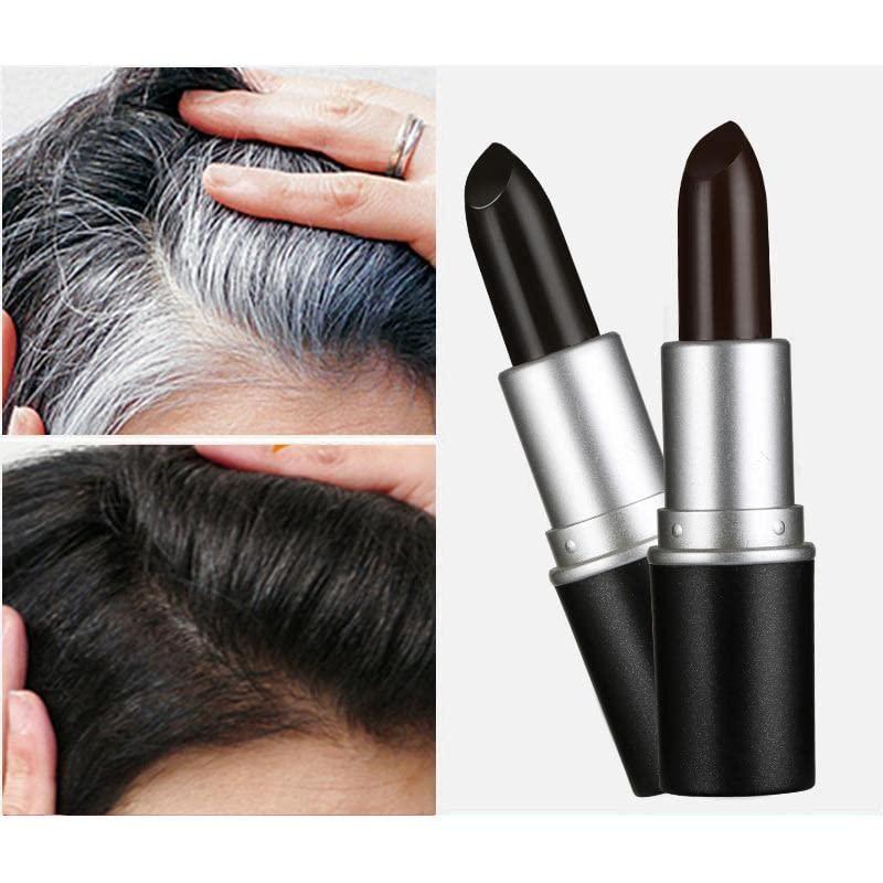 One-Time Hair dye Instant Gray Root Coverage Hair Color (Black)