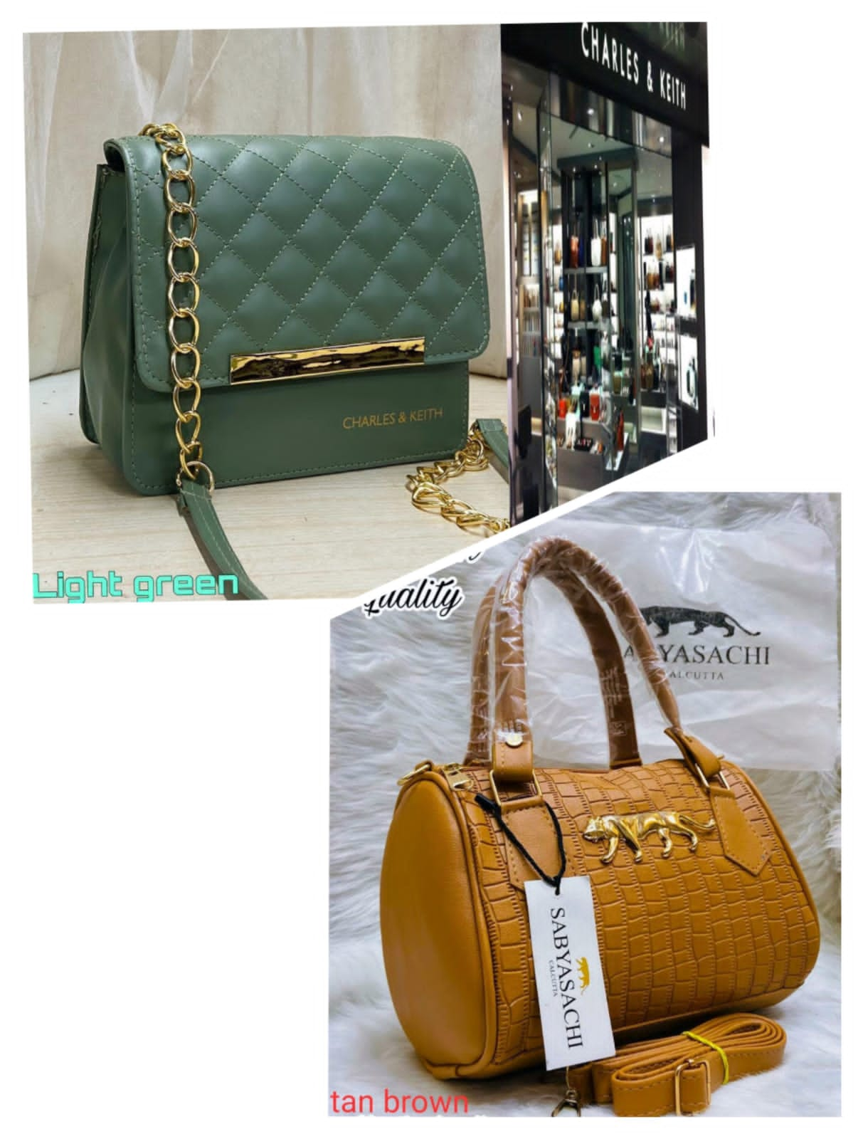 ZIYA Premium Luxury ladies handbags COMBO BUY 1 GET 1 FREE