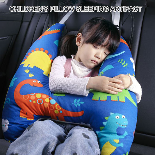 SwiftCare™Travel pillow Cute Kid and Adult Car Sleeping Neck Head Support H-Shape Travel Pillow Cushion Car Seat Safety