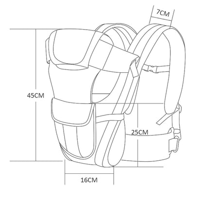 Swiftcare™  Amigos Baby carrier Adjustable Kangaroo Bag/Texture Baby Sling/Back/Front Carrier with Safety Belt and Buckle Straps for 4 to 24 months baby,Max weight 6-18 Kgs