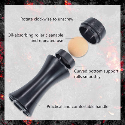 Oil-Absorbing Volcanic Stone Face Roller Hublo makeup  Reusable Facial Oil Control Roller | Oily Skin Care Roller