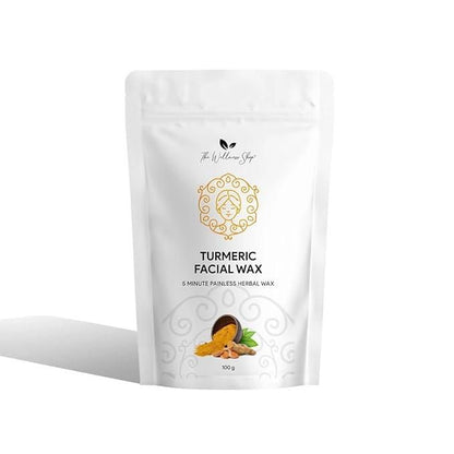 Turmeric Facial Wax - 5 Minute Painless Herbal Wax Powder (100g)