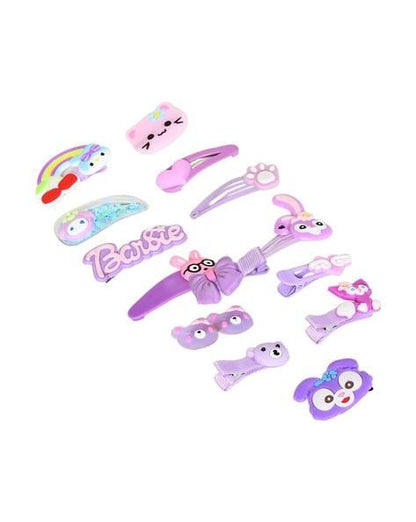 Hairclips For Girls Kids Rainbow Cartoon Hairclips For Girls Baby Girls 14pcs