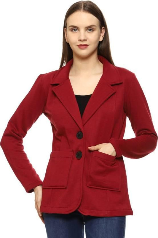 Women's Poly Cotton Casual Coat Jacket